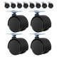 thumbnail image 1 of unbranded 12Ud De Repuesto Para Sillas Y Muebles Con Giratorio Y Bajo Ruido Color Negro, 1 of 6