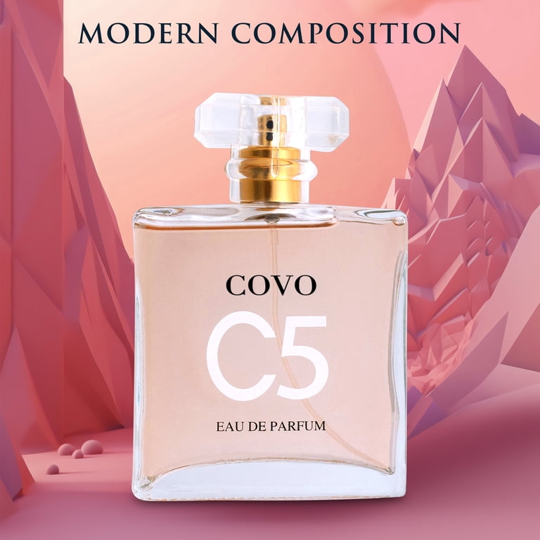 Covo C5 Eau de Parfum for Women, 3.4 fl oz, Floral Woody Long
