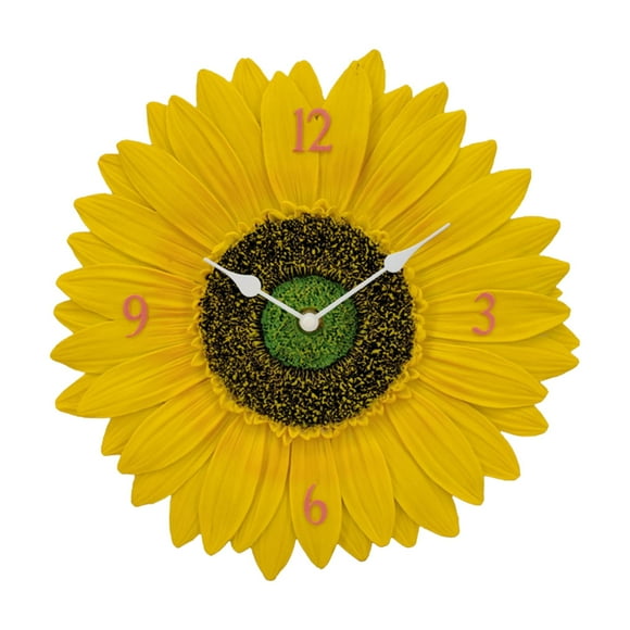 Indoor Outdoor Wall Clock Wall Clock Silent Non Ticking Waterproof Wall Clock Decoration Cute Hanging Clocks for Bedroom Lawn Yard