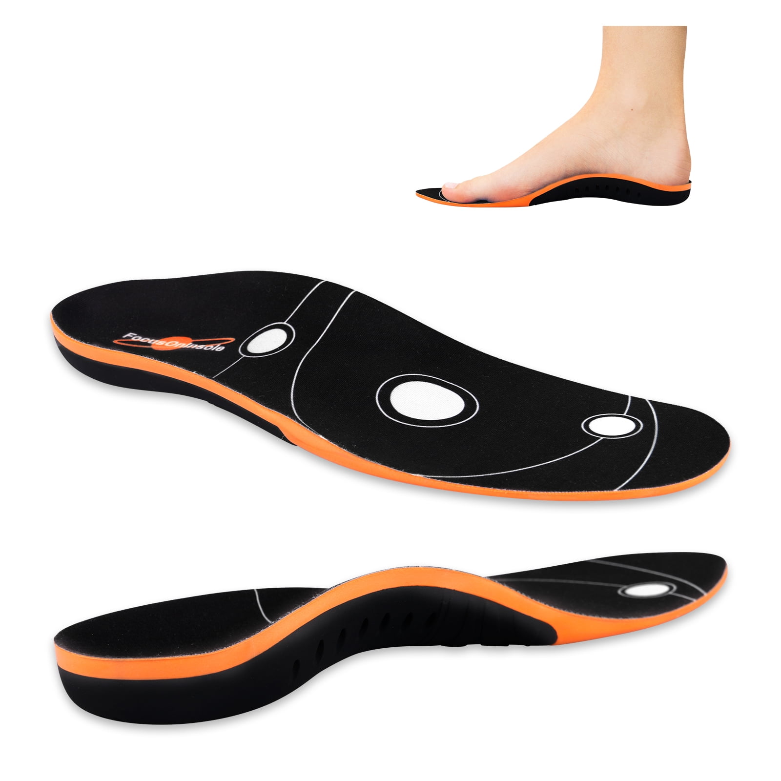 Plantar Fasciitis Arch Support Shoe Inserts, Orthotic Inserts for Men ...