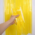 thumbnail image 3 of Tassel Table Skirt Table Cloth Photo Backdrop Birthday Decor Rain Curtain Photo Props for Party Decoration(Yellow), 3 of 8