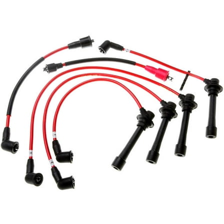 Spark Plug Wire Set - Compatible with 1991 - 1994 Mercury Capri 1.6L 4-Cylinder 1992 1993