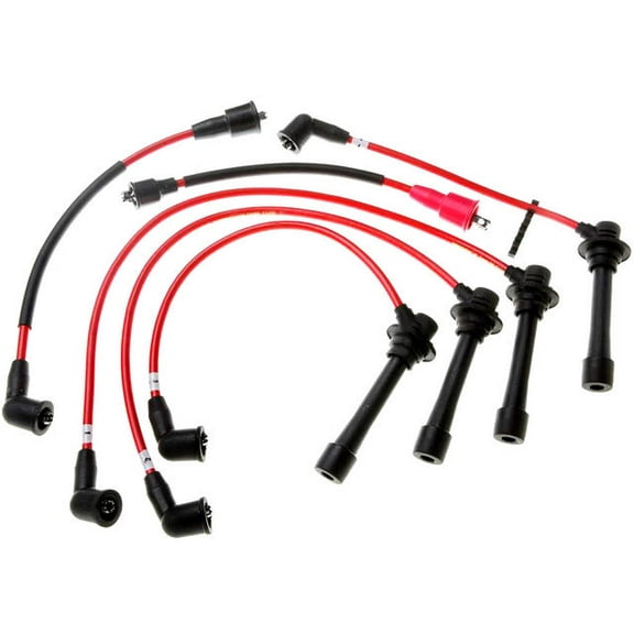 Spark Plug Wire Set - Compatible with 1991 - 1994 Mercury Capri 1.6L 4-Cylinder 1992 1993