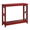 thumbnail image 2 of Convenience Concepts Omega Table Console en Bois Rouge Canneberge, 2 of 6