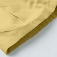 thumbnail image 4 of Girls Yellow Shorts High Waisted Pleated 100% Cotton Paper Bag Waist Elastic Waistband Casual Summer Play School Shorts for Kids Little Big Kids,Size 5-6 T, 4 of 6