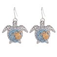 thumbnail image 1 of Turtle Earrings Mom Loves You Forever Turtle Dangle Earrings for Mother's Day, 1 of 1