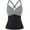 Black&White Stripes, variant on Hilor Womens Underwire Tankini Top Swimwear Twist V Neck Swimsuits Tummy Control Crossback Bathing Suits Top Only