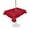 Red, variant on Outdoor Tablecloth with Umbrella Hole for Patio/Picnic/Party/Camping, Pure Red Waterproof Table Cloth Rectangle Table Cover Washable, Simple Solid Color (54"x 80")