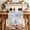 Blue, variant on Japanese Wedding Table Runner - 48 Inch Long Cute Owls Cherry Blossoms Beige Cotton and Linen Blended Dress Scarves Farmhouse Table Runner for Kitchen Dining, Coffee Table, 13" x 48"