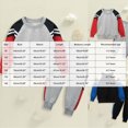 thumbnail image 3 of NOLDARES Baby Boy Fall Clothes Set Long Sleeve Crewneck Sweatshirts Pants Cute Infant Newborn Outfits(T208-Black), 3 of 5