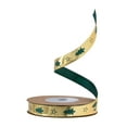 thumbnail image 4 of Christmas Wired Edge Ribbons Accessory Comfortable to Touch Multipurpos Festival Style B, 4 of 9