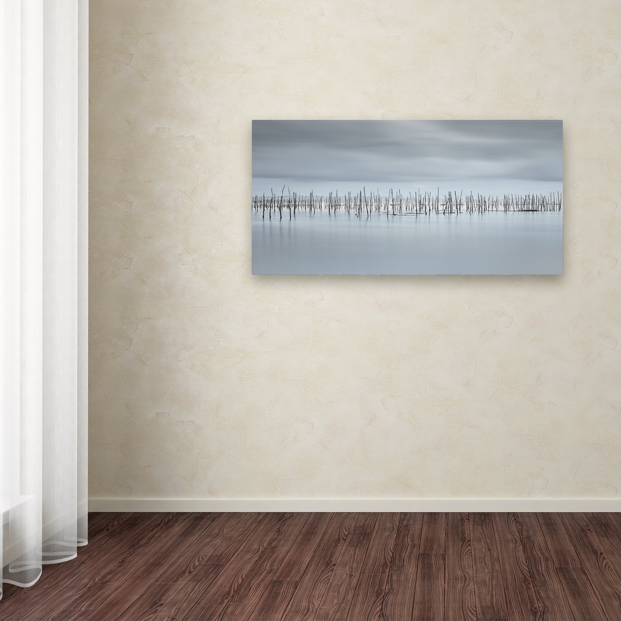 Trademark Fine Art 'Drawing Lines' Canvas Art by Moises Levy