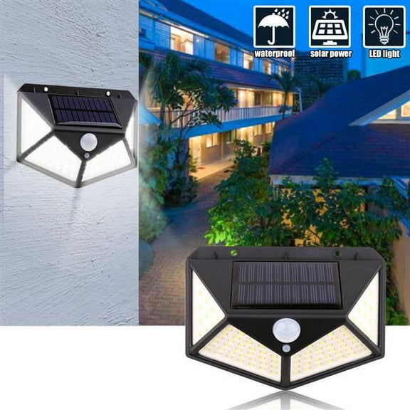 Outdoor Solar Lights, Waterproof Motion Sensor Solar Wall Lights, for Walls, Walkways, Gardens.