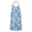 Vintage Rose Floral, variant on Tribal Geometric Kitchen Apron with 2 Pockets, Waterproof Craft Apron, Soft Linen-Like Polyester, Adjustable Bib Neck Strap with Waist Ties, Stain Resistant, for Kitchen Crafts and Housework, Adults