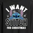 thumbnail image 3 of Lilo & Stitch - I Want A Stitch For Christmas - Men's Long Sleeve T-Shirt, 3 of 5