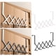 thumbnail image 1 of Colgador sobre la puerta con 6 ganchos - sin instalación de taladro, ajustable de 4,72" a 22", soporta 30 lbs para toallas, ropa y bolsas, blanco, 1 of 9