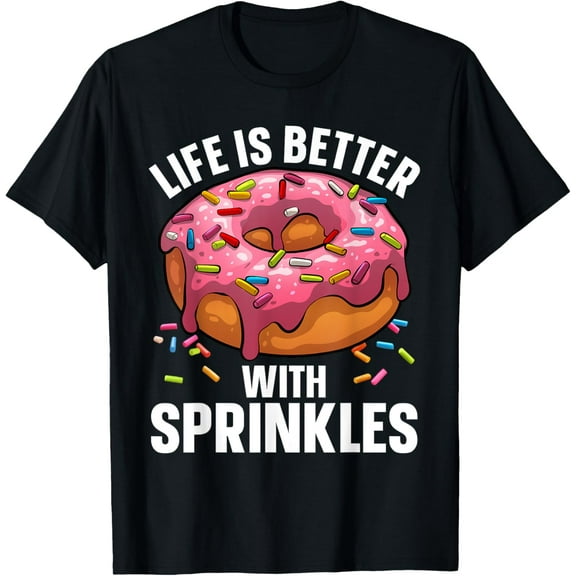 Cool Donut Design For Men Women Kids Doughnut Donut Lover T-Shirt