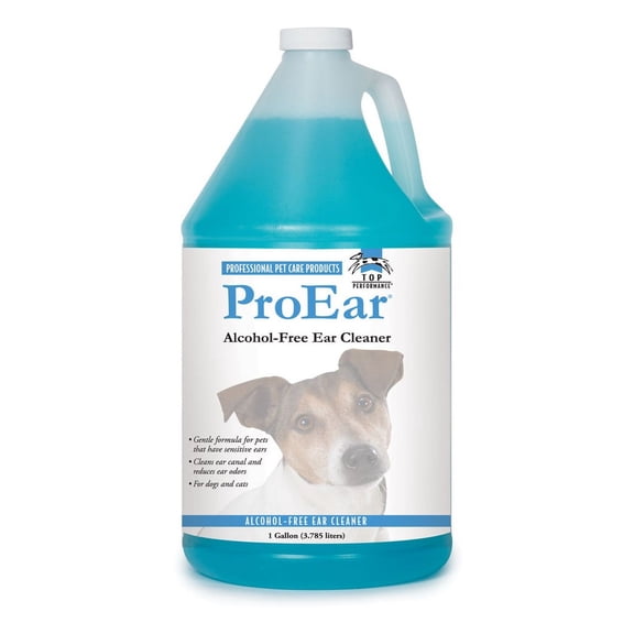 Gentle Pet Ear Cleaner Alcohol Free Dog and Cat Grooming Choose 12oz or Gallon (Gallon)