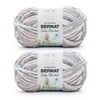 Bernat Baby Blanket Baby Grays Yarn - 2 Pack of 300g/10.5oz - Polyester - 6 Super Bulky - 220 Yards - Knitting/Crochet
