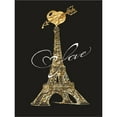 thumbnail image 2 of Great Art Now Parisian Golden Love by Sheldon Lewis, Framed Wall Art, 14.75W x 17.75H, 2 of 2