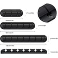 thumbnail image 4 of Sujetacables SOULWIT Cable Management, paquete de 3, 4 of 7