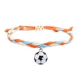 thumbnail image 1 of Pulseras de Fútbol Charm Favors Fútbol Negro Rojo Blanco Marrón Pulseras de Fútbol Cuentas Ajustable Inspirational for Teens Adults Sport Birthday Football Favors For, 1 of 2