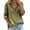 Army Green, variant on Women Casual Button Up Shirts Long Sleeve Collared Blouse Loose Fit Work Office Tops Solid Blouses for Vacation Ladies