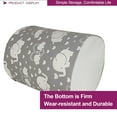 thumbnail image 3 of EVNELE Large Laundry Basket, Waterproof Canvas Laundry Hamper, Collapsible Storage Basket Bin for Kids Room, Toy Organizer, Nursery Hamper, Clothes Hamper, Gray Elephants, 3 of 7