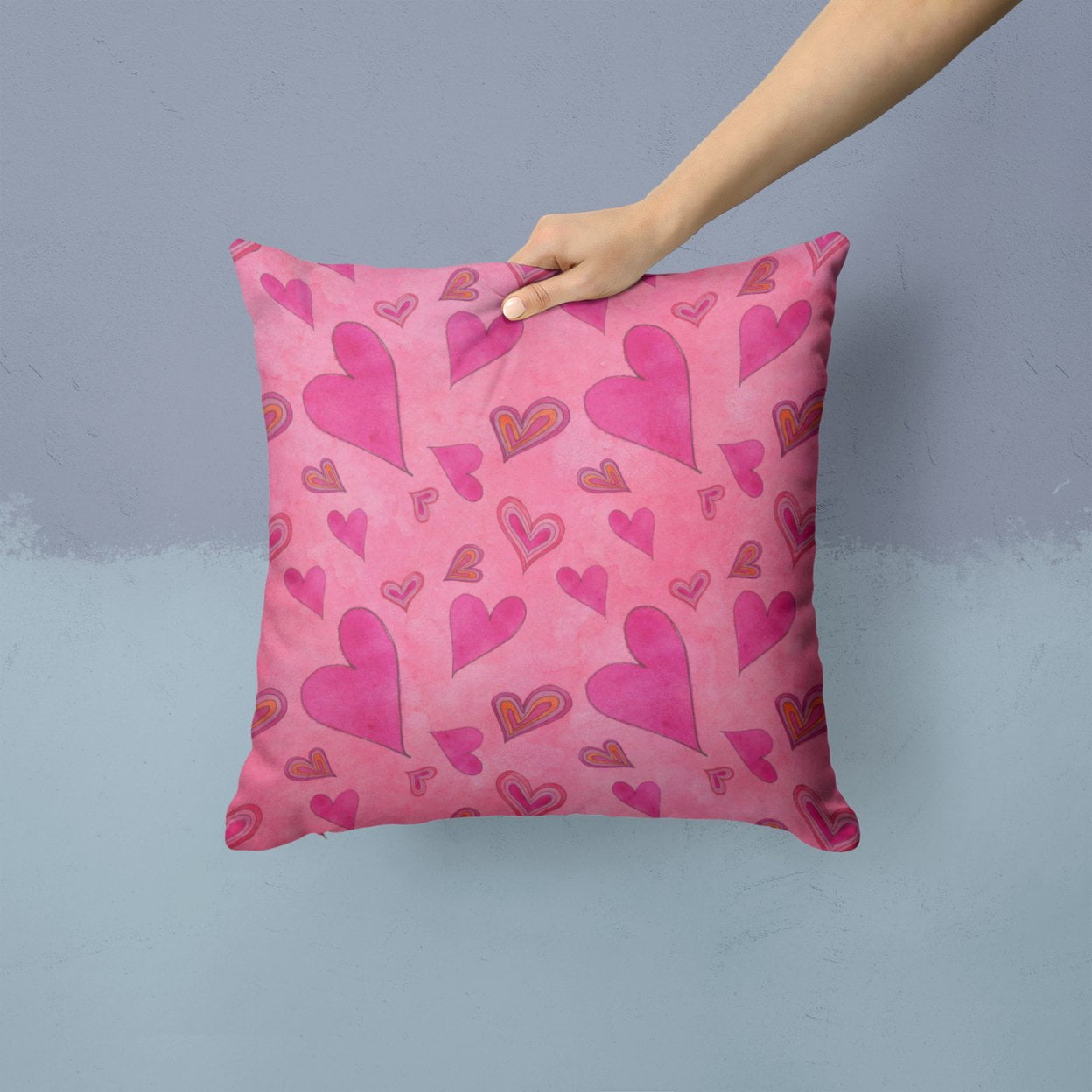 Watercolor Art Canvas Fabric Decorative Pillow