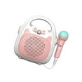 thumbnail image 1 of pitrice Machine de Karaoké pour Enfants Jouet Chantant Microphone Jouet Portable Intérieur Extérieur Rose, 1 of 9