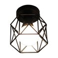 thumbnail image 1 of Accesorio de Iluminación de Techo de Montaje Semi Empotrado, Accesorio de Iluminación de Montaje Empotrado Moderna Lámpara Industrial de Jau - Polígono de Polígono de luz cálida Sunnimix Luz de techo de montaje semi empotrado, 1 of 7