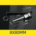 thumbnail image 2 of Weight Stack Pin Weight Stack Selector Aluminum Alloy Strength Training 8x80mm, 2 of 8