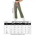 thumbnail image 5 of Yesfashion Cargo Pants Women Baggy Casual High Waisted Straight Leg Pants Loose Trousers with Pockets, 5 of 5