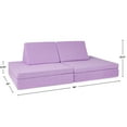 thumbnail image 4 of Imaginarium Kids Play Couch, Unicorn Purple, 4 of 7