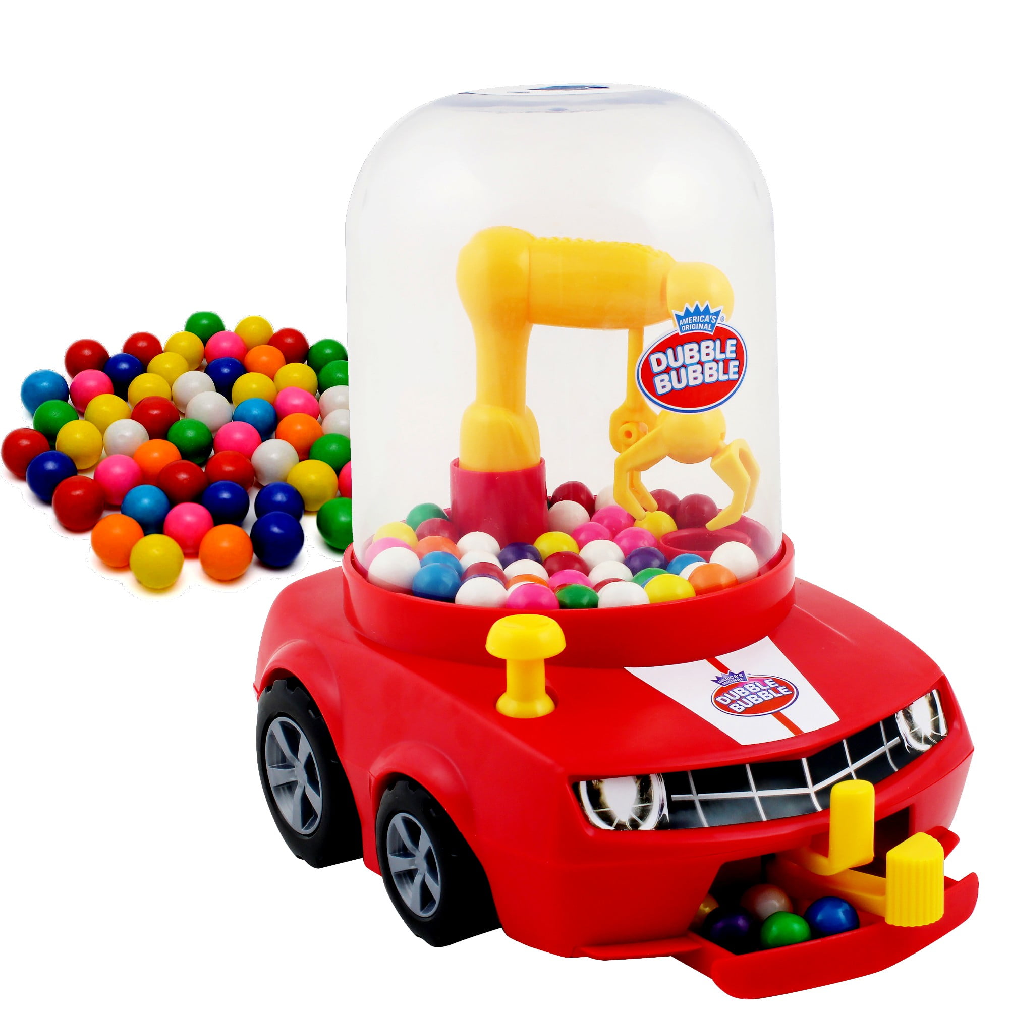 Playo Gumball Grabber Car Candy Claw Machine with 45 GUMBALLS