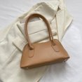 thumbnail image 4 of Bolsos de mano de color sólido para mujer, bolsos sencillos de piel sintética para axilas femeninas (caqui) Ehuebsd Para Estrenar, 4 of 9