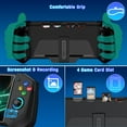 thumbnail image 7 of Game Controller for Switch/OLED, all-in-one handheld controller. With Hall Joystick, Adjustable LED Light, Turbo, 6-Axis Gyroscope, Dual Motor Vibration, 4 Game Slots Gamepad Replacement-Black, 7 of 7