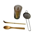 thumbnail image 2 of Tnarru Japanese Matcha Tea Set Bamboo Tea Matcha Tools Accessories Matcha Tea Ceremony Kit Stainless Steel for Tea Room 4pcs, 2 of 8