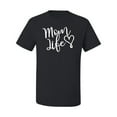 thumbnail image 2 of Mom Life Best Mom Mother's Day Gift Blessed Family Kids | Mens Mother's Day Graphic T-Shirt, Black, Small, 2 of 4