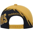 thumbnail image 4 of Youth Mitchell & Ness Gold/Navy New York Titans Gridiron Classic Spiral Snapback Hat, 4 of 5
