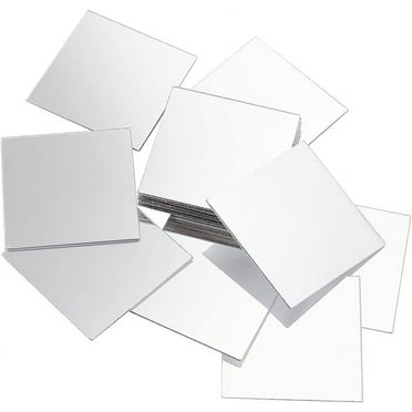 100pcs Round Mirror Tiles 4 Sizes Self Adhesive Mirror 0.78 1 2 3 Inch Acrylic Craft Mirror Circles Mirror Small Mirror Pieces