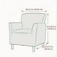 thumbnail image 3 of ATJIA Armchair Slipcover Waterproof Stretch Chair Covers 1-Piece Armchair Sofa Covers Soft Arm Chair Cover for Living Room, 3 of 5