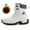 White, variant on VOVORY Women's Snow Boots Anti-Slip Waterproof Warm Winter Shoes