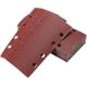 thumbnail image 1 of Paquete de 40 hojas de lija oso de fresa 93 x 185 mm 8 agujeros grano 60/80/120/240, 1 of 5