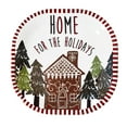 thumbnail image 6 of Kane Home Christmas 8-inch Melamine Appetizer Plates 4 Piece Gingerbread House Snowman Multi-Color, 6 of 6
