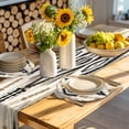 thumbnail image 4 of Boho Black Brown Round 13 Inch Placemats Set of 8, Southwestern Geometric Ethnic Retro HeatResistant Non Slip Place Mats for Dining Table, Wipeable Braided Kitchen Table Mats for Housewarming, 4 of 9