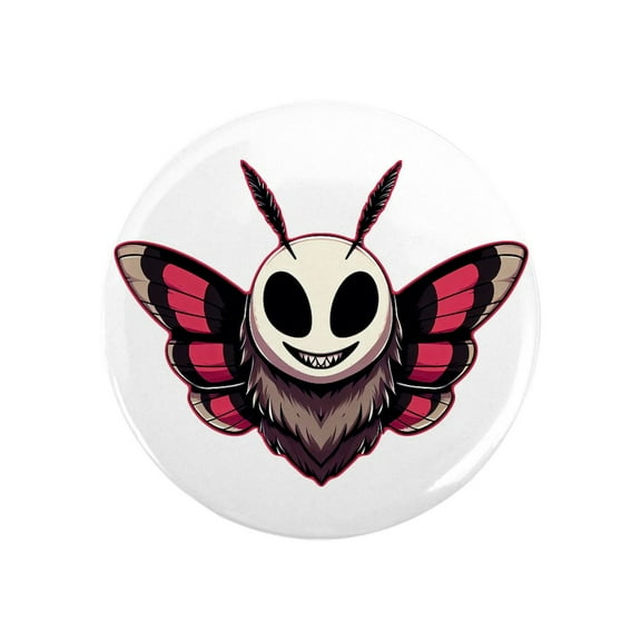 CafePress - Evil Moth - 2.25" Round Magnet, Refrigerator Magnet, Button Magnet Style