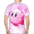 thumbnail image 2 of Unisex Kirby 3d Graphic Print Shirts For Mens Womens Casual Short Sleeve Tee Shirts Top, 2 of 7