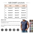 thumbnail image 4 of Casual Sleeveless T Shirts Men Vintage Polo Tank Tops Summer Muscle Shirts No Sleeve Cut Off Henley Shirt Army Green XXXL, 4 of 5
