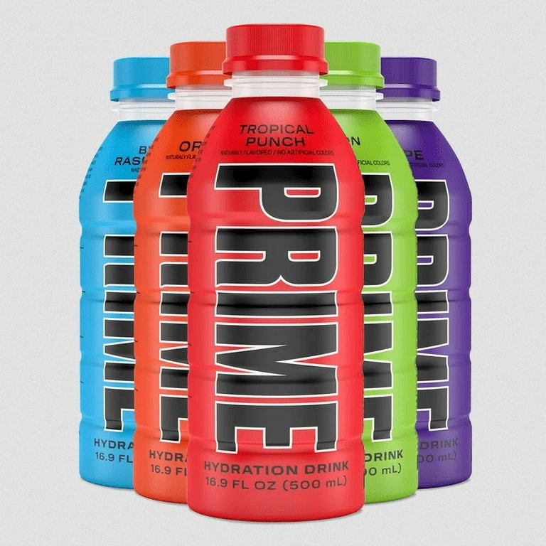 Prime Hydration Drink Beverage By Logan Paul - EMPTY Bottle - Lemon Lime -  2022